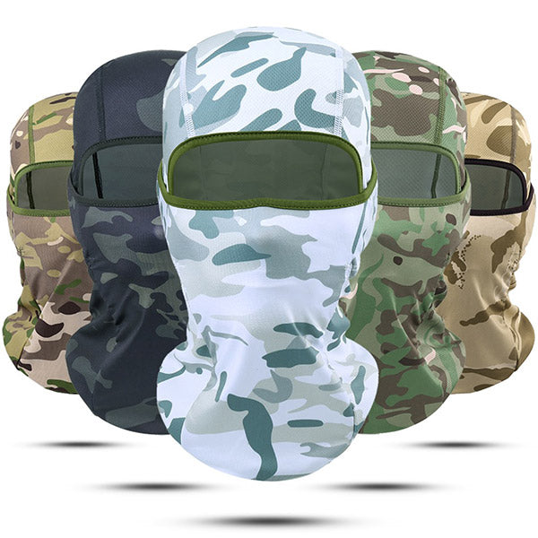 Cagoule militaire 3 trous Coton Camouflage CE- Dan Military