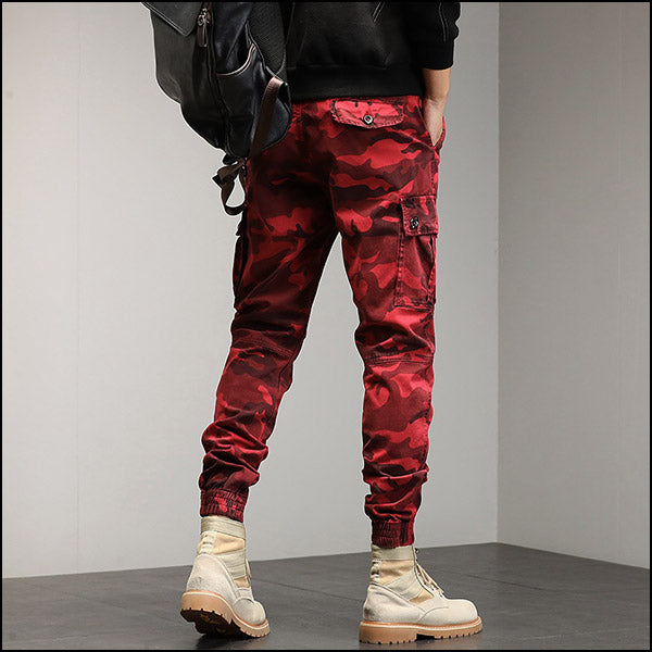 Pantalon Militaire Rouge