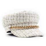 Casquette marin femme blanche