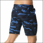 Short running homme bleu marine